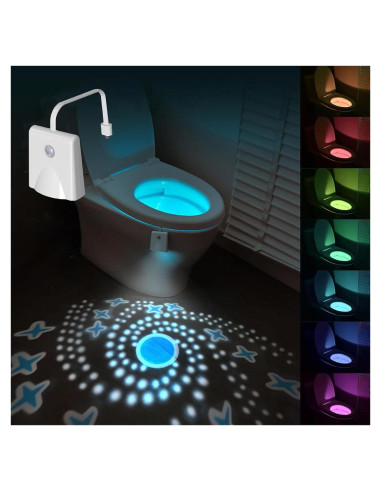 Luz de Inodoro VEEKI con Sensor de Movimiento y 16 Colores
