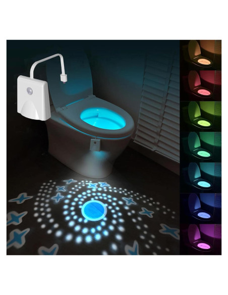 Luz de Inodoro VEEKI con Sensor de Movimiento y 16 Colores