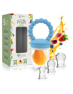 Alimentador de Frutas O'doe con 1 Chupete y 3 Tetinas BPA Free
