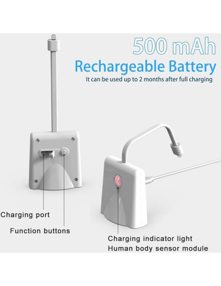 Luz de Inodoro VEEKI con Sensor de Movimiento y 16 Colores