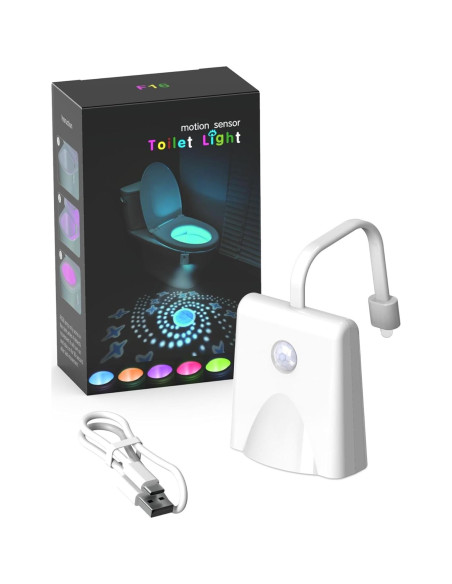 Luz de Inodoro VEEKI con Sensor de Movimiento y 16 Colores