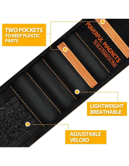 Pulsera Magnética de Herramientas HANPURE - Regalo Útil para Hombres