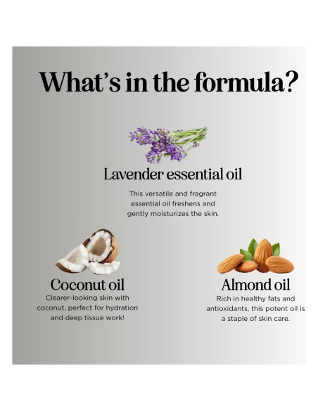 Aceite de Masaje Maple Holistics 236.6 ml Lavanda Hidratante