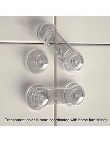 Cerraduras de Seguridad Infantil ANRACHEL 5 PCS Transparentes