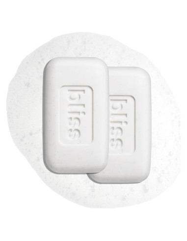 Barra de Jabón Exfoliante Bliss Menta 2-Pack - Hidratante y Suave