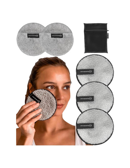 Almohadillas Reutilizables para Desmaquillar Ogato - 6 Piezas