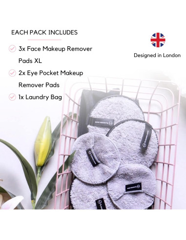 Almohadillas Reutilizables para Desmaquillar Ogato - 6 Piezas