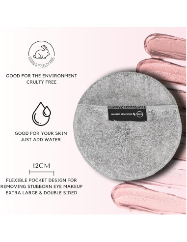 Almohadillas Reutilizables para Desmaquillar Ogato - 6 Piezas