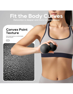 Bola de Masaje de Cacahuate QLDT - Alivio Miofascial 7.1cm 2