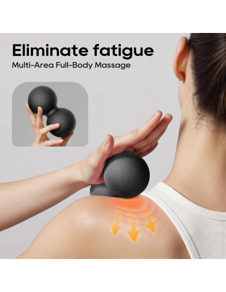 Bola de Masaje de Cacahuate QLDT - Alivio Miofascial 7.1cm