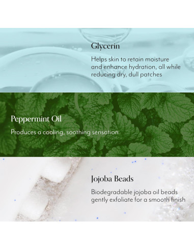 Barra de Jabón Exfoliante Bliss Menta 2-Pack - Hidratante y Suave