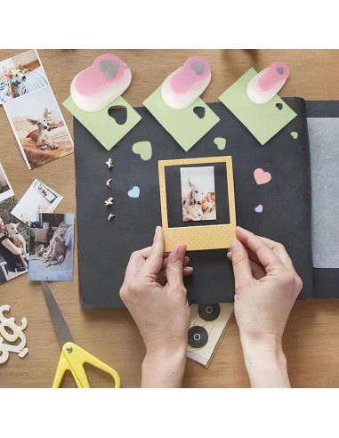 Perforadora Corazón Rosa LOVEINUSA Set de 3 Piezas 2.54cm 1.59cm 0.95cm