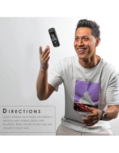 Polvo de Estilo L3 Nivel 3 para Hombres 60g - Textura Natural