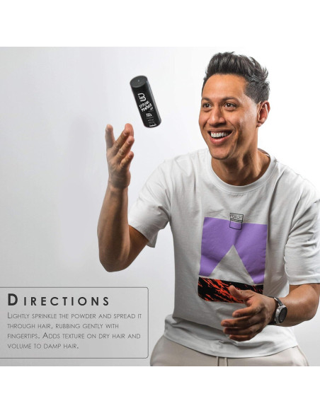 Polvo de Estilo L3 Nivel 3 para Hombres 60g - Textura Natural