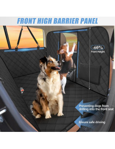 Extensor de Asiento Trasero para Perros ROUWINNE - 190kg - Negro 2