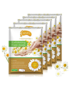 Mascarilla Exfoliante para Pies ALIVER - 5 Piezas, Hidratante