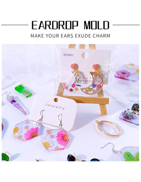 54 Moldes de Silicona para Resina Epóxica RESIN GO