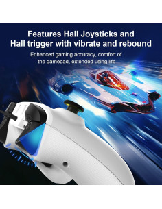 Controlador Inalámbrico SWTOTK PS4 con Vibración y Jack 3.5mm 2