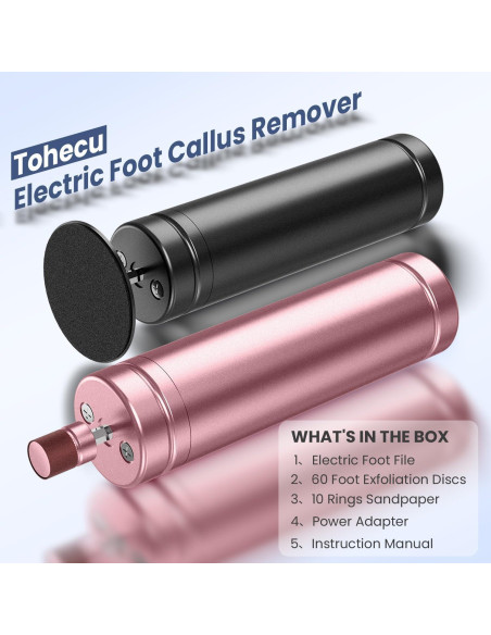 Removedor de Callos Eléctrico Tohecu M10 con 60 Discos Lija
