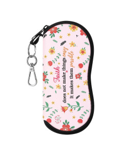 Funda de Gafas MoKo Neopreno Cremallera Rosa Flexible