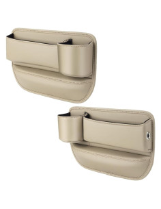 Organizador de Espacio para Sujetavasos CONEATI Beige Universal