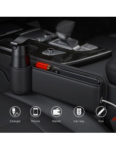 Organizador de Espacio para Sujetavasos CONEATI Beige Universal 2