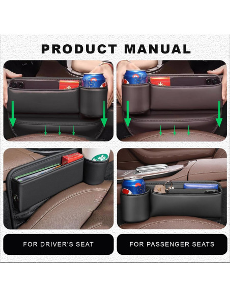 Organizador de Espacio para Sujetavasos CONEATI Beige Universal