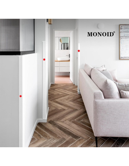 6 Protectores de Esquinas Autoadhesivos MONOID Transparentes