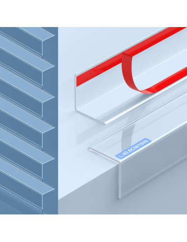 6 Protectores de Esquinas Autoadhesivos MONOID Transparentes