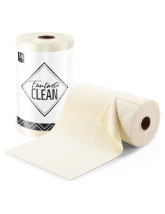Rollo de Paños de Microfibra FantastiCLEAN 50 Hojas 40.64x30.48cm