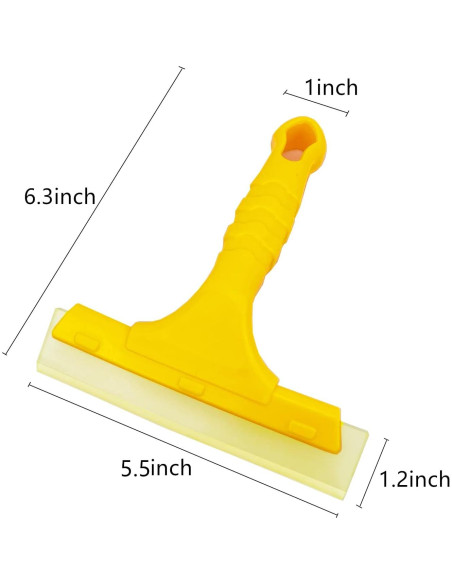 Limpiaparabrisas Mini Lunbengo 15.5 cm con Mango Antideslizante