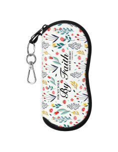 Funda de Gafas MoKo Neopreno Ligera con Cremallera Blanca