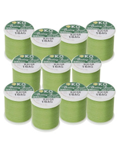 Hilo de Nylon KO The Beadsmith Verde Manzana 50m 330TEX