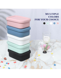 Estuche de Jabón de Silicona HighHerz Negro 11.9x8.4cm 2