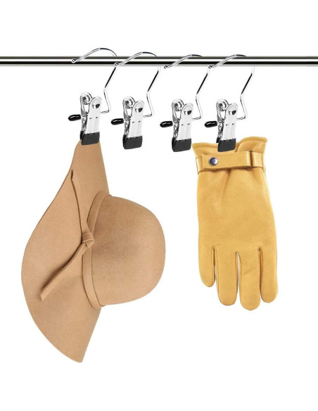 Ganchos de Lavandería JOINSI 20 Pcs Acero Inoxidable Antideslizante