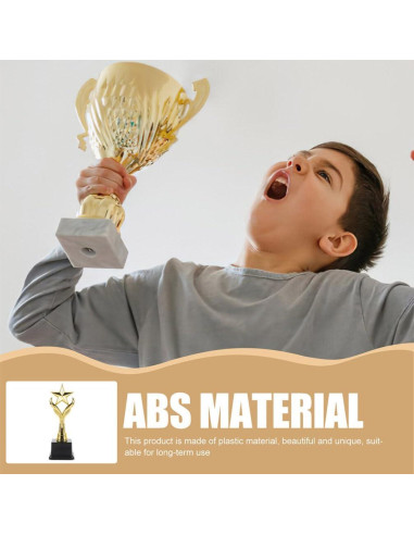 Trofeo Estrella Dorado Tofficu 28 cm para Competencias