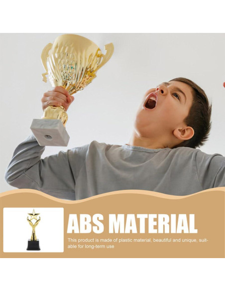 Trofeo Estrella Dorado Tofficu 28 cm para Competencias