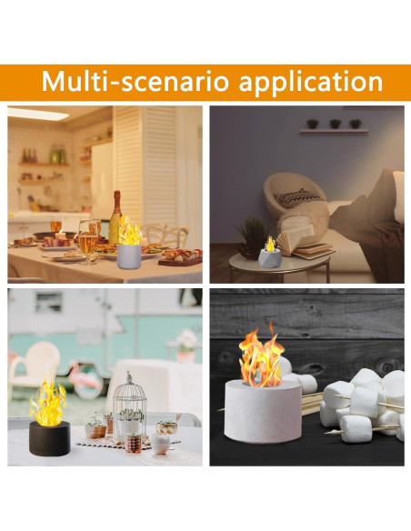 120 Mechas de Lana Cerámica AIHSUMC para Fogón de Mesa