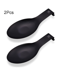 Soporte de Cuchara de Acero Inoxidable Vila Kuche 2 Pcs Negro 2