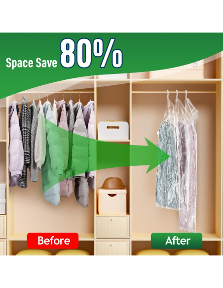 Bolsas de Almacenamiento al Vacío Colgantes Brodi - Combo 4 Bolsas de Almacenamiento al Vacío Colgantes Brodi - Combo 4