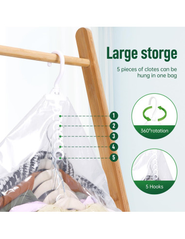 Bolsas de Almacenamiento al Vacío Colgantes Brodi - Combo 4