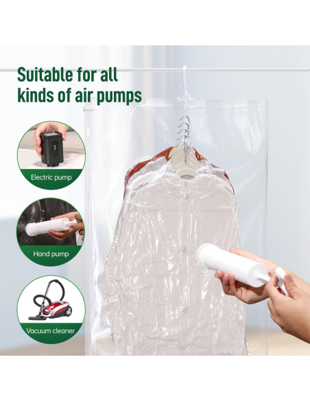 Bolsas de Almacenamiento al Vacío Colgantes Brodi - Combo 4 Bolsas de Almacenamiento al Vacío Colgantes Brodi - Combo 4