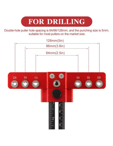 Plantilla de Perforación Ajustable Kakalote para Gabinetes