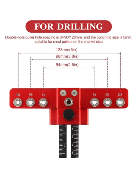Plantilla de Perforación Ajustable Kakalote para Gabinetes