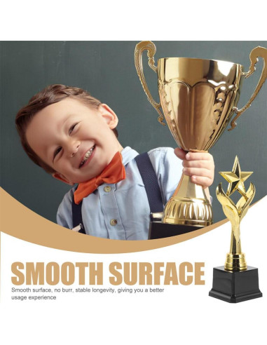 Trofeo Estrella Dorado Tofficu 28 cm para Competencias