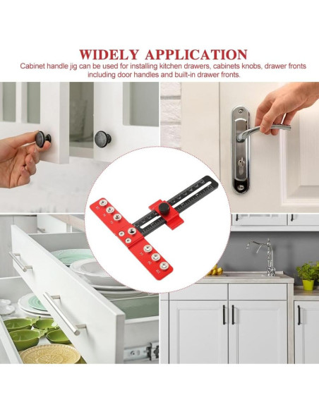 Plantilla de Perforación Ajustable Kakalote para Gabinetes