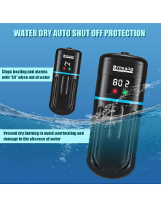 Calentador de Acuario LYPHARD 100W para 8-40 Galones 2