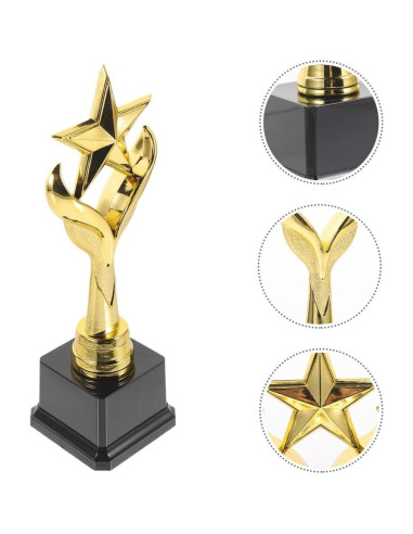 Trofeo Estrella Dorado Tofficu 28 cm para Competencias