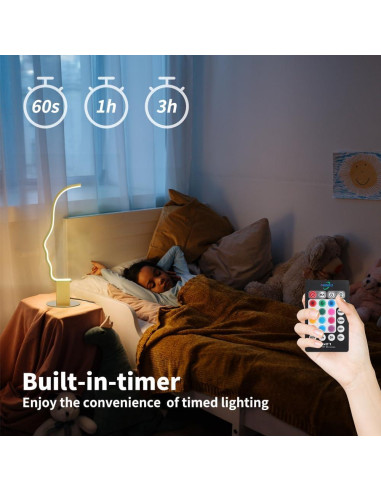 Lámpara de Mesa LED RGB Kariosid TB-TL11RGB Regulable 52cm