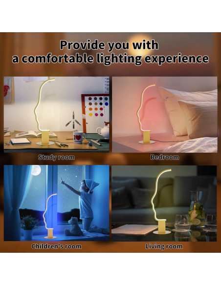 Lámpara de Mesa LED RGB Kariosid TB-TL11RGB Regulable 52cm